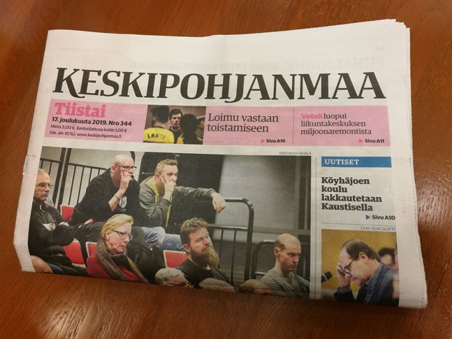 Tidningen Keskipohjanmaa blir inte sexdagars tidning på papper.