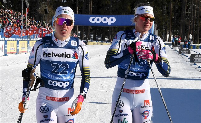 Emma Ribom och Maja Dahlqvist lyckades inte ta sig till final i Schweiz.