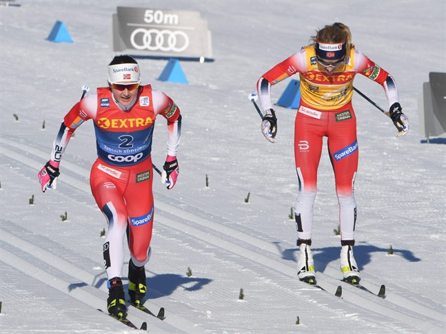 Ingvild Flugstad Östberg knäckte Therese Johaug i spurten.