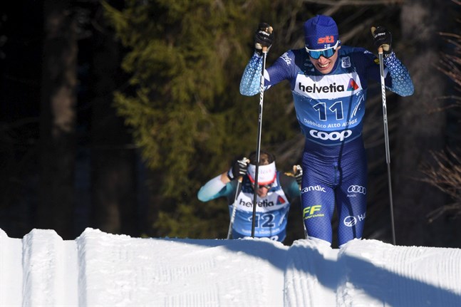Iivo Niskanen fick inte till något panglopp i den klassiska masstarten i Tour de Ski.