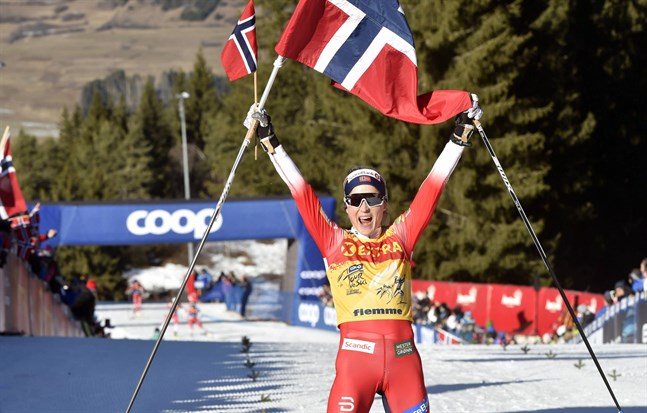 Therese Johaug avgjorde Tour de Ski genast i början av den fruktade backen Alpe Cermis.