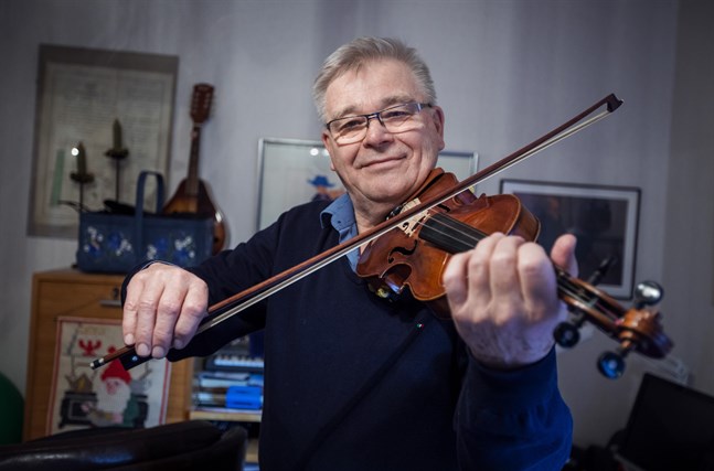 Violinen är Karl-Erik Bergs instrument.