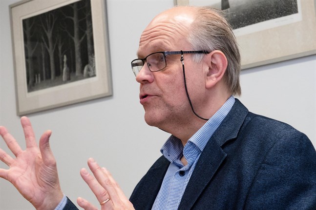 Raimo Vertainen är konstnärlig ledare för Karelby Vinteraccordeon.