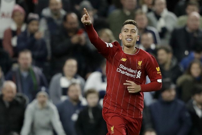 Roberto Firmino ordnade en ny trepoängare för Liverpool mot Tottenham.