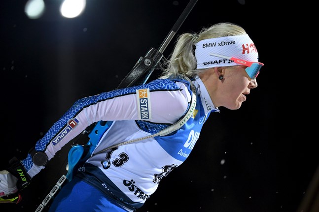 Kaisa Mäkäräinen tog en seger i Oberhof i dag.