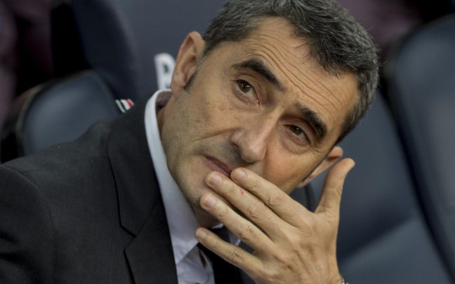 Ernesto Valverde, numera före detta tränare i FC Barcelona.