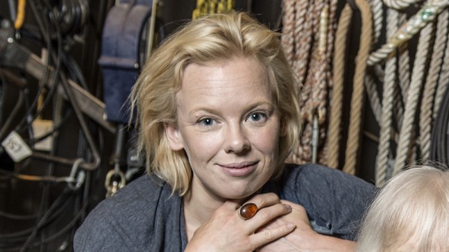 Den finlandssvenska skådespelaren Alma Pöysti ska gestalta Tove Jansson i den kommande långfilmen "Tove". Arkivbild.