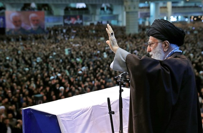 Irans högste ledare ayatolla Ali Khamenei.