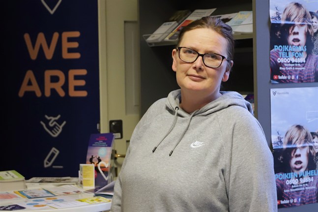 Tiina Palonen har jobbat som ungdomsinformatör i åtta år.