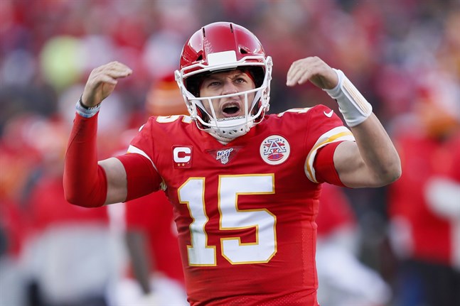 Kansas City Chiefs quarterback Patrick Mahomes var briljant när hans lag säkrade en plats i Super Bowl för första gången sedan 1970.