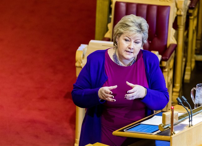 Norges statsminister Erna Solberg.