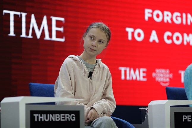Den svenska klimataktivisten Greta Thunberg.