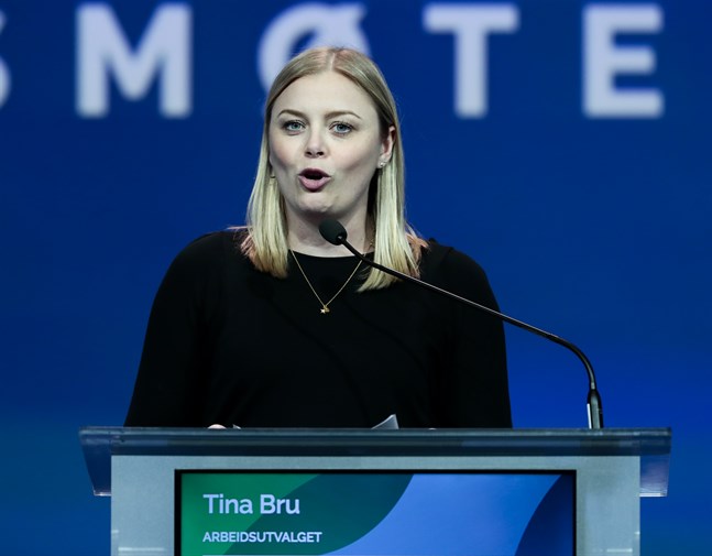 Høyrepolitikern Tina Bru spås bli ny olje- och energiminister i Norge. Arkivbild.