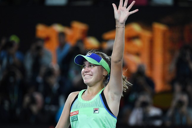 Sofia Kenin överraskade alla i Australien.