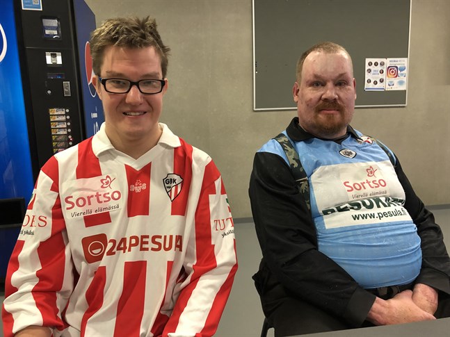 Andreas Lindqvist och Juha Salo spelade för GBK Tigers i softserien. Båda tyckte det var en rolig dag.