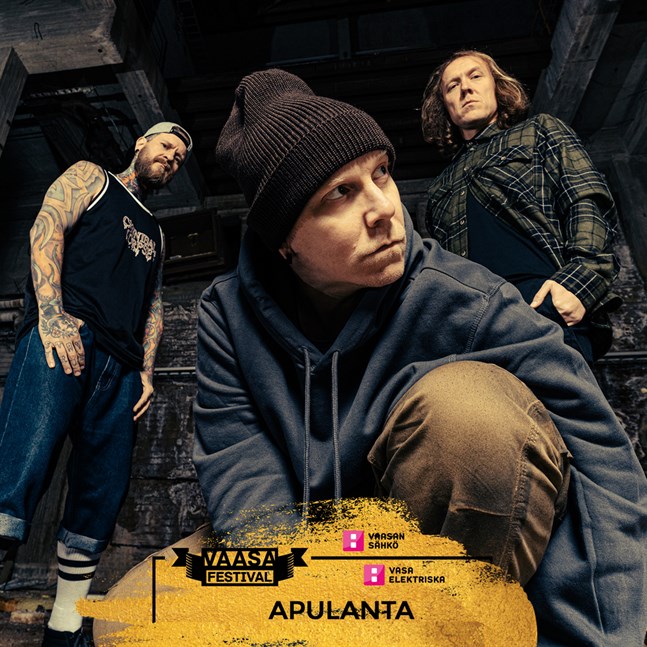 Apulanta uppträder på Vasa Festival.