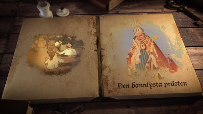Skärmdump från den animerade serien