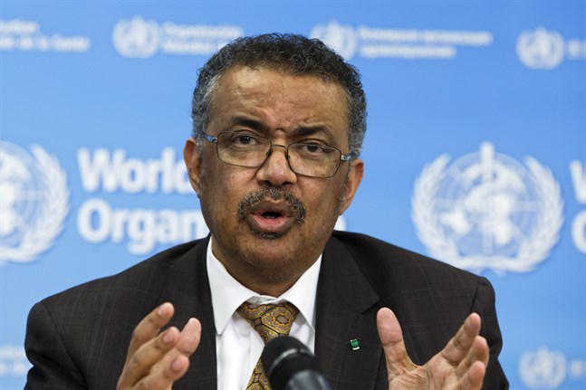 WHO-chefen Tedros Adhanom Ghebreyesus.