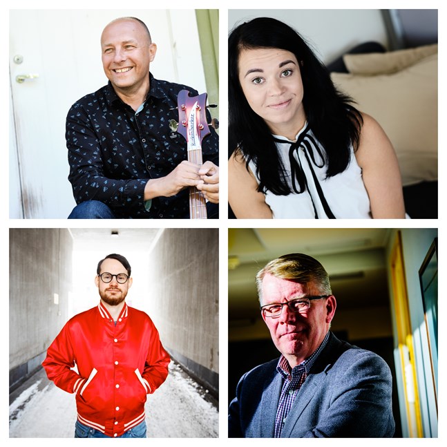 Hippi Hovi, Jenni Parpala, Jerry Lindqvist och Thomas Hultén pratar om FInlands ekonomi.