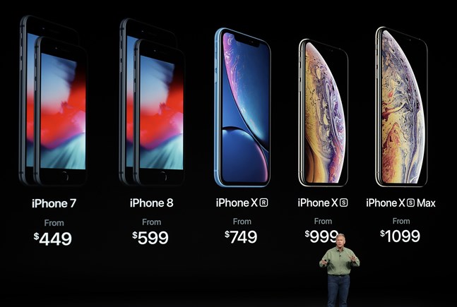 Operativsystemet på många olika modeller av Iphone har saktats ned av Apple. Arkivbild.