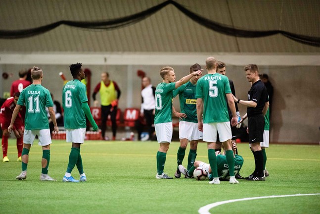 Elmer Kääntä fick inte vara med mot SJK Akatemia, men nog Akseli Ollila, Abu Sanunu, Aleksi Pahkasalo, Tommi Saarinen och Kyle Curinga.