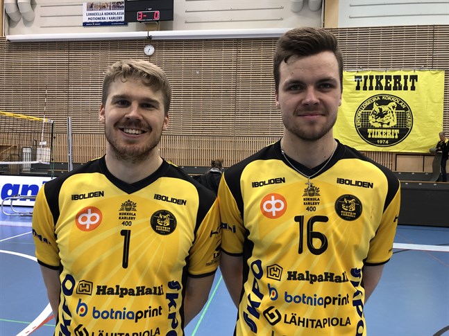 Benjami Montonens (t.v.) saldo var 11/+10, Matias Saviaros 13/+6.