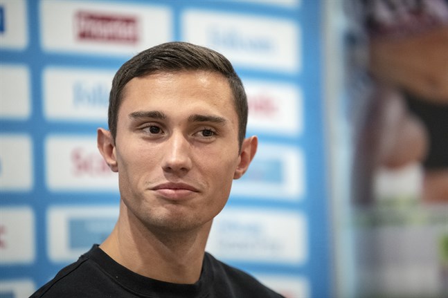 Thobias Montler är en av friidrottarna som stoppades av stormen.