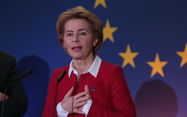 EU-kommissionens ordförande Ursula von der Leyen hoppas på ett ambitiöst handelsavtal med Storbritannien efter brexit.
