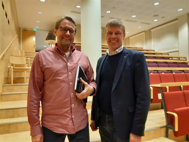 Björn Anderssen (till vänster) har jobbat hårt med den nya strategin, medan Mikael Eklund är ordförande för Liga jaro.