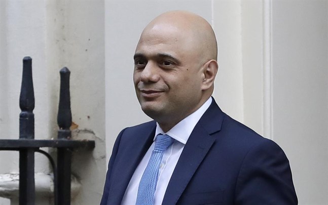 Sajid Javid. Bild från i januari.