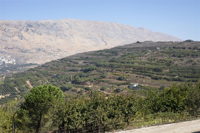 Robotarna uppges ha avlossats från de delar av Golanhöjderna som Israel kontrollerar. Arkivbild.