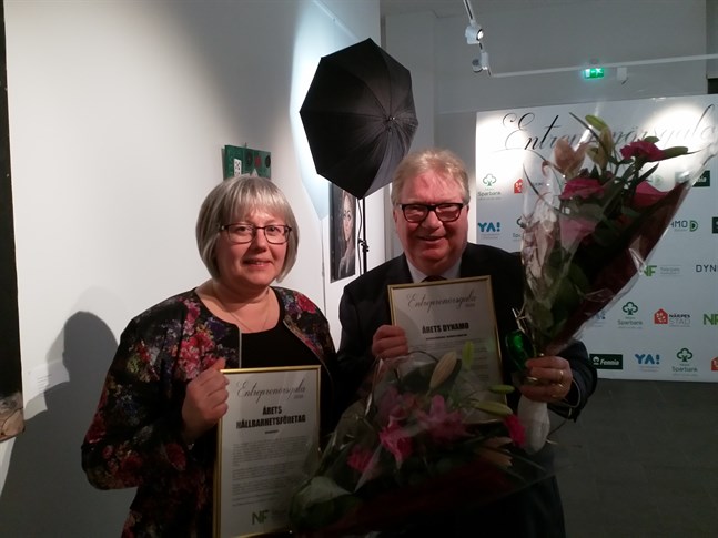 Priset Årets hållbarhetsföretag gick till Eva Bäckmans företag Aquatex medan Raymond Wesander utsågs till Årets Dynamo.