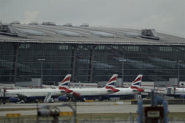 Storflygplatsen Heathrow drabbades av tekniska problem under söndagskvällen. Arkivbild