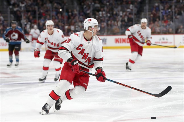 Sebastian Aho är nu i topp-4 i NHL:s målliga.