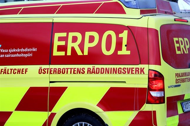 Chauffören ringde själv till nödnumret.