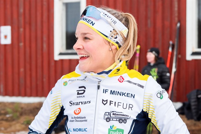 Tiondelarna grämer lite, men annars är Julia Häger mycket nöjd med insatsen på 10 kilometer fritt i Pyhäjärvi.