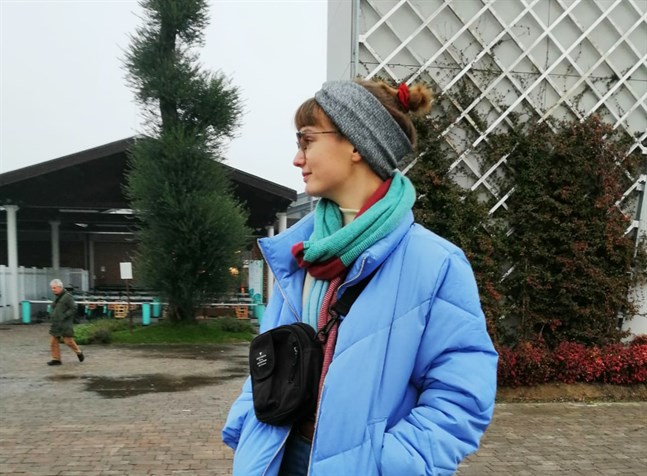 Ronja Karvinen från Vasa har bott i Italien sedan i somras.
