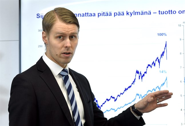 Nordeas aktiestrateg Antti Saari uppmanar aktieplacerare att följa den strategi man valt.