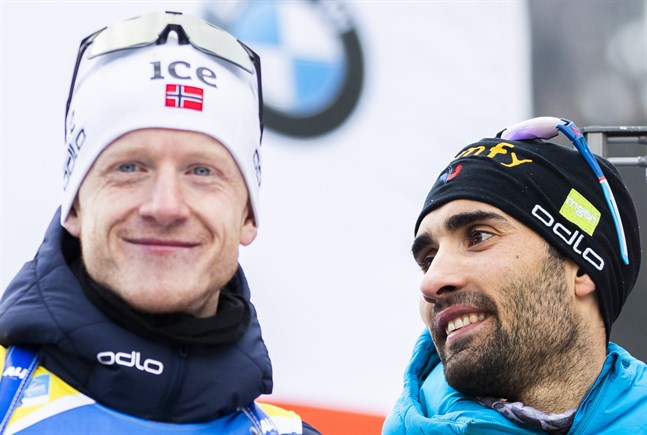 Johannes Thingnes Bö och Martin Fourcade blev vinnare i Kontiolax.