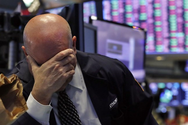 Ännu en handelsdag präglad av kraftiga kursfall på Wall Street till följd av coronaviruset. Arkivbild.