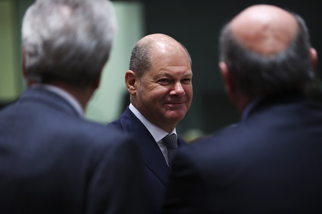 Tysklands finansminister Olaf Scholz,. Arkivbild.