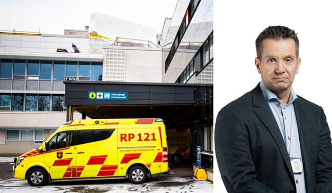 Christian Kantola jobbar som chefsöverläkare på Vasa centralsjukhus.