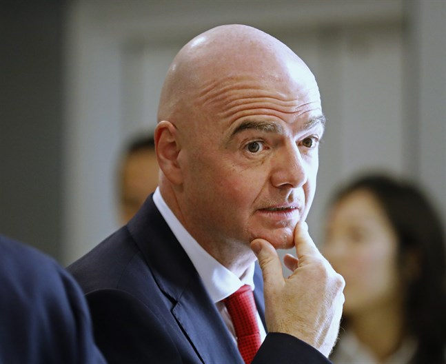 Gianni Infantino, ordförande i det Internationella fotbollsförbundet. Arkivbild.