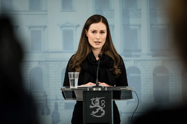 Statsminister Sanna Marin (SDP). Arkivbild.