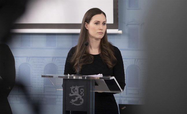 Statsminister Sanna Marin (SDP). Arkivbild.