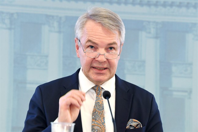 Utrikesminister Pekka Haavisto.
