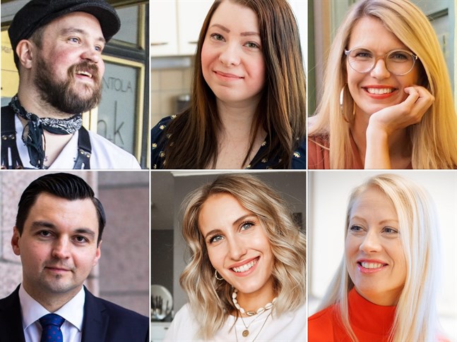 Kocken och hårdrockaren Kenneth Norrlin, matkreatören Malin Vesterback, kommunikationsexperten Linn Jung, politikern Joakim Strand, stylisten Sandra Holmäng och entreprenören Johanna Tidström.