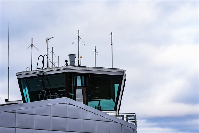 Kronoby flygfält. Arkivfoto.