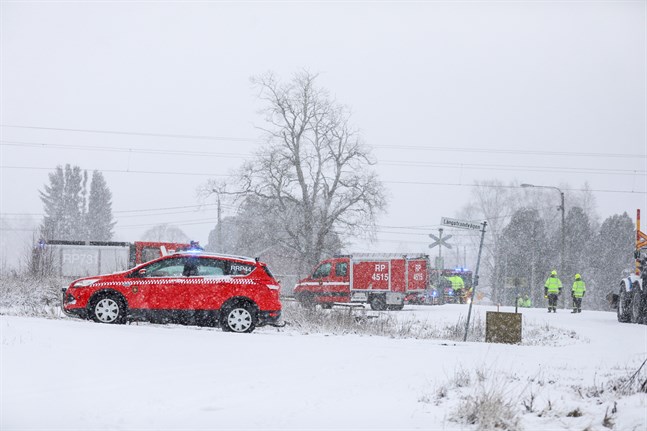 Olyckan inträffade intill Långstrandvägen i Korsholm.