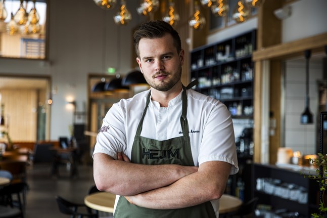 Mattias Åhman startade Hejm i fjol. Det har gått över förväntan. Han hoppas kunna öppna restaurangen igen för matgäster i sommar – med en ny terrass.
